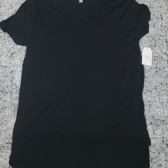 Black high-low t-shirt - Picture 7 of 7